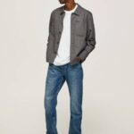 muškarci traper byron srednje srednje traperice opuštenog kroja Pepe Jeans JZ8H813