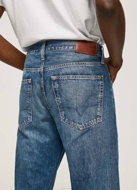 muškarci traper byron srednje srednje traperice opuštenog kroja Pepe Jeans JZ8H813 - Slika 5