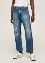 muškarci traper cade traperice srednjeg kroja opuštenog kroja Pepe Jeans JZ8H812 - Slika 2