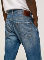 muškarci traper cade traperice srednjeg kroja opuštenog kroja Pepe Jeans JZ8H812 - Slika 5