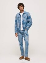 muškarci traper callen opuštene traperice srednjeg kroja Pepe Jeans JZ8H816