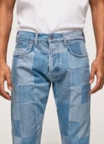 muškarci traper callen opuštene traperice srednjeg kroja Pepe Jeans JZ8H816 - Slika 3