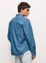 muškarci traper carson traper košulja regularnog kroja Pepe Jeans JZ8H1020 - Slika 4