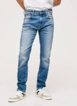muškarci traper crane slim fit traperice srednje visine Pepe Jeans JZ8H795 - Slika 2