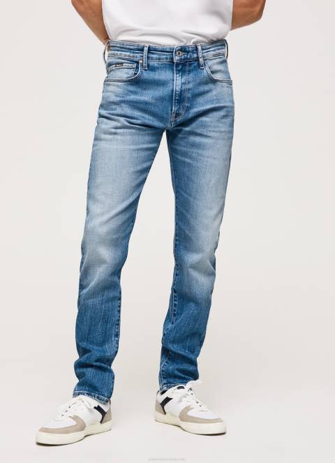 muškarci traper crane slim fit traperice srednje visine Pepe Jeans JZ8H795 - Slika 2
