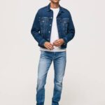 muškarci traper crane slim fit traperice srednje visine Pepe Jeans JZ8H795