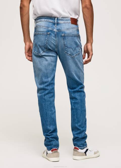 muškarci traper crane slim fit traperice srednje visine Pepe Jeans JZ8H795 - Slika 4