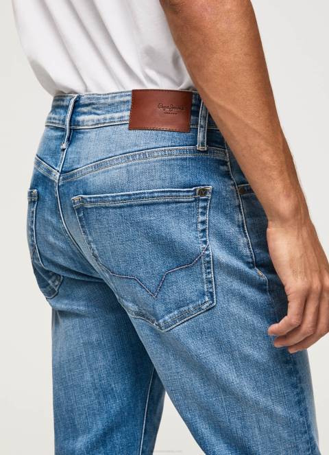 muškarci traper crane slim fit traperice srednje visine Pepe Jeans JZ8H795 - Slika 5
