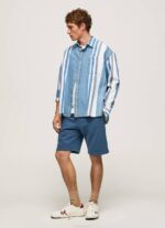 muškarci traper devon prevelika majica od trapera Pepe Jeans JZ8H1021 - Slika 3