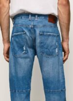 muškarci traper easton spuštene traperice opuštenog kroja Pepe Jeans JZ8H819 - Slika 5