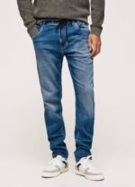 muškarci traper jagger uske traperice srednje visine Pepe Jeans JZ8H794 - Slika 2