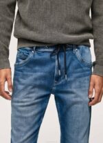 muškarci traper jagger uske traperice srednje visine Pepe Jeans JZ8H794 - Slika 3
