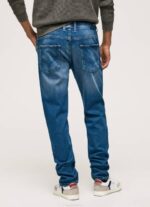 muškarci traper jagger uske traperice srednje visine Pepe Jeans JZ8H794 - Slika 4