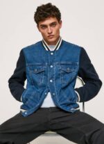 muškarci traper jakna od kombinirane tkanine Pepe Jeans JZ8H846 - Slika 2