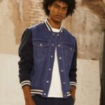 muškarci traper jakna od kombinirane tkanine Pepe Jeans JZ8H846