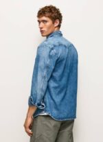 muškarci traper noah traper košulja regularnog kroja Pepe Jeans JZ8H1049 - Slika 4