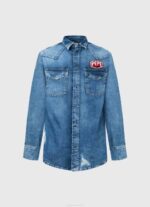 muškarci traper noah traper košulja regularnog kroja Pepe Jeans JZ8H1049 - Slika 5