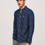 muškarci traper parton traper košulja Pepe Jeans JZ8H1035