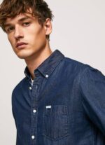 muškarci traper parton traper košulja Pepe Jeans JZ8H1035 - Slika 3