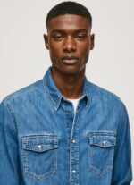 muškarci traper pripijena traper košulja Pepe Jeans JZ8H1023 - Slika 3