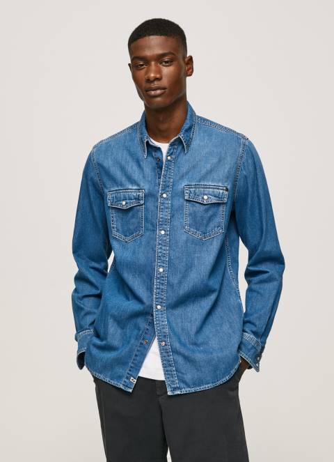 muskarci_traper_pripijena_traper_kosulja_pepe_jeans_jz8h1023.jpg muškarci traper pripijena traper košulja Pepe Jeans JZ8H1023 - Slika 1