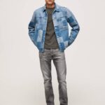 muškarci traper spike midrise regular fit traperice Pepe Jeans JZ8H802