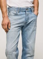 muškarci traper standardne traperice srednje veličine stanley Pepe Jeans JZ8H807 - Slika 3