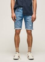 muškarci traper stanley traper hlače suženog kroja Pepe Jeans JZ8H821 - Slika 2