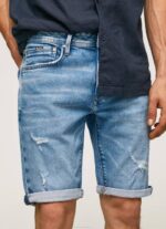 muškarci traper stanley traper hlače suženog kroja Pepe Jeans JZ8H821 - Slika 3