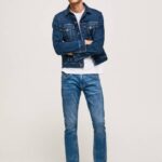 muškarci traper track traperice srednjeg kroja Pepe Jeans JZ8H803