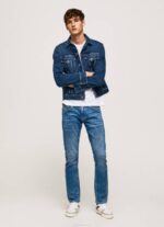 muškarci traper track traperice srednjeg kroja Pepe Jeans JZ8H803