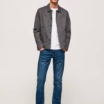 muškarci traper track traperice srednjeg kroja Pepe Jeans JZ8H804