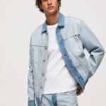 muškarci traper traper jakna okrenuta iznutra Pepe Jeans JZ8H848