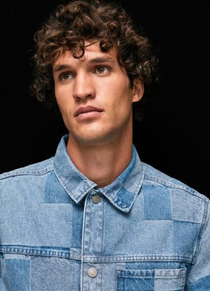 muškarci traper traper majica opuštenog kroja Pepe Jeans JZ8H817