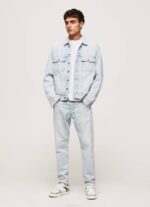 muškarci traper traperice srednjeg kroja callen opuštenog kroja Pepe Jeans JZ8H809