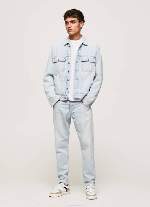 muškarci traper traperice srednjeg kroja callen opuštenog kroja Pepe Jeans JZ8H809 - Slika 1