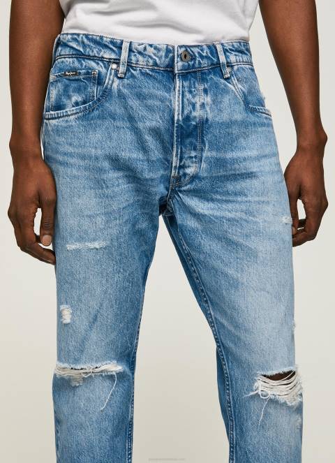muškarci traper traperice srednjeg kroja callen opuštenog kroja Pepe Jeans JZ8H820 - Slika 3