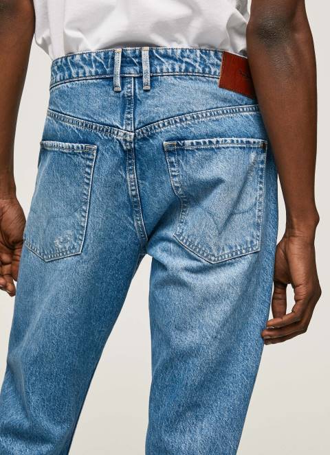 muškarci traper traperice srednjeg kroja callen opuštenog kroja Pepe Jeans JZ8H820 - Slika 5