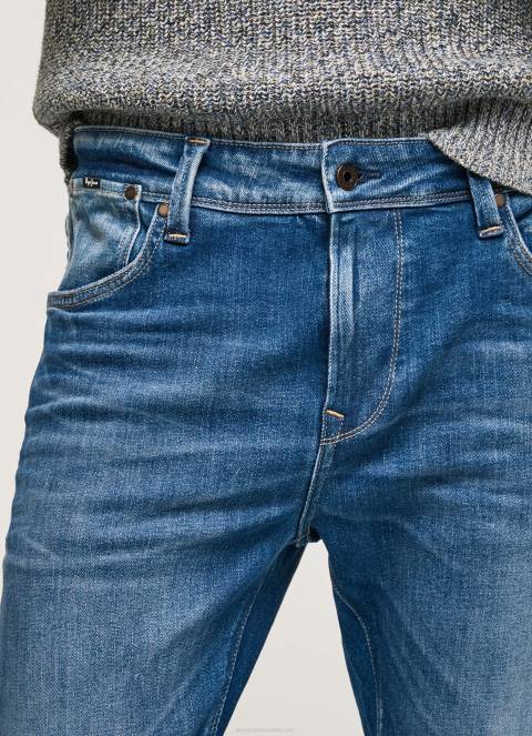 muškarci traper traperice srednjeg kroja mason skinny fit Pepe Jeans JZ8H791 - Slika 3