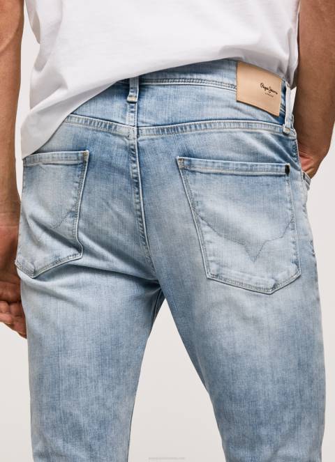 muškarci traper traperice srednjeg kroja mason skinny fit Pepe Jeans JZ8H792 - Slika 5