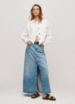 žene bijela ažurna pamučna jakna Pepe Jeans JZ8H142 - Slika 3