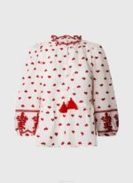 žene bijela izvezena pamučna bluza dobby Pepe Jeans JZ8H345 - Slika 5