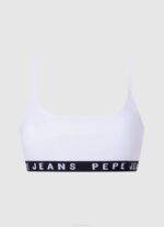 žene bijela klasične gaćice s otisnutim logom Pepe Jeans JZ8H537 - Slika 3