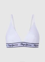 žene bijela klasične gaćice s otisnutim logom Pepe Jeans JZ8H542 - Slika 4