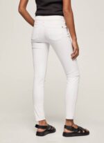 žene bijela klasične uske hlače Pepe Jeans JZ8H299 - Slika 4
