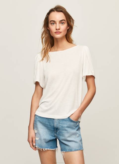 zene_bijela_majica_s_mramoriranim_ovratnikom_pepe_jeans_jz8h452.jpg žene bijela majica s mramoriranim ovratnikom Pepe Jeans JZ8H452 - Slika 1