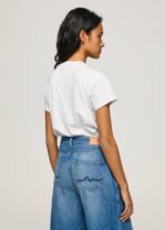 žene bijela majica s vezanim ovratnikom Pepe Jeans JZ8H449 - Slika 4