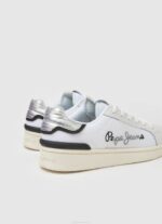 žene bijela milton mrežaste kombinirane tenisice Pepe Jeans JZ8H612 - Slika 5