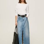 žene bijela opušteni dres s brodskim izrezom Pepe Jeans JZ8H256