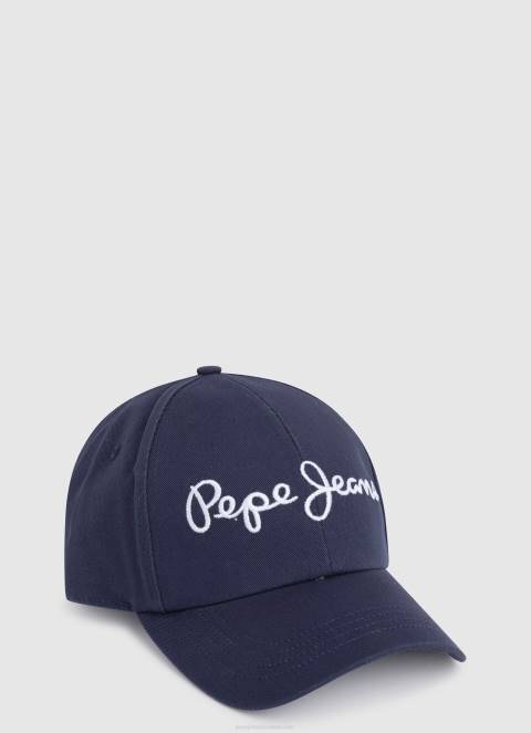 žene bijela osnovna kapa s izvezenim logotipom Pepe Jeans JZ8H782 - Slika 3